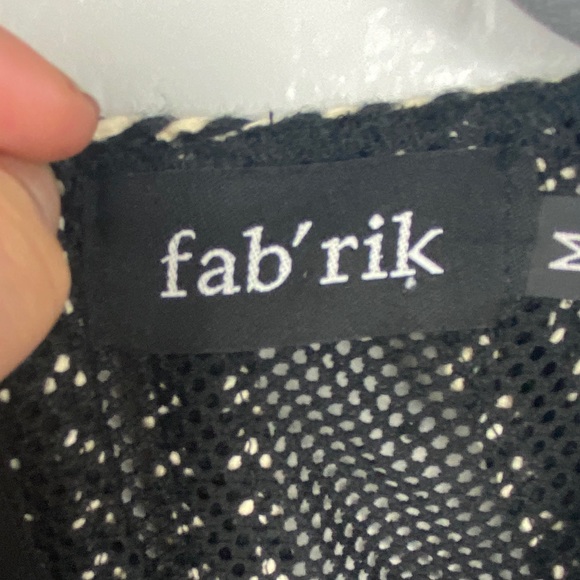 Fab’rik black bodycon cocktail mini dress size Medium - Picture 7 of 8